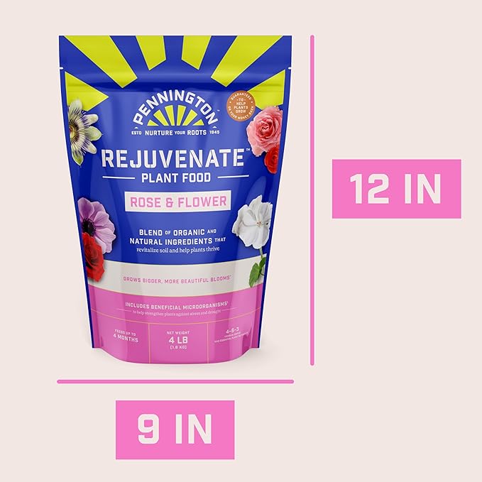 Pennington Rejuvenate Rose & Flower 4 Pounds