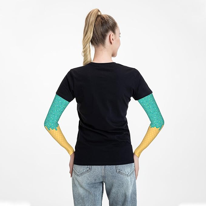 Arm Sleeves Outdoor Garden Sports Cooling Sun Sleeve for Women Men Farm