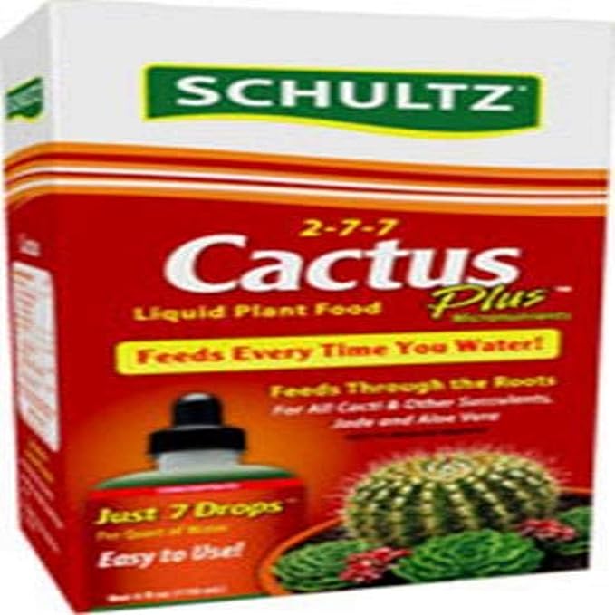 Schultz Cactus Plus Liquid Plant Food 2-7-7, 4 oz - SPF44300