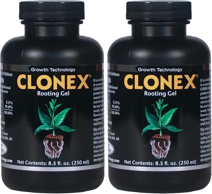Clonex 100524687 250 Ml Hydrodynamics Rooting Gel, White (Pack of 2)
