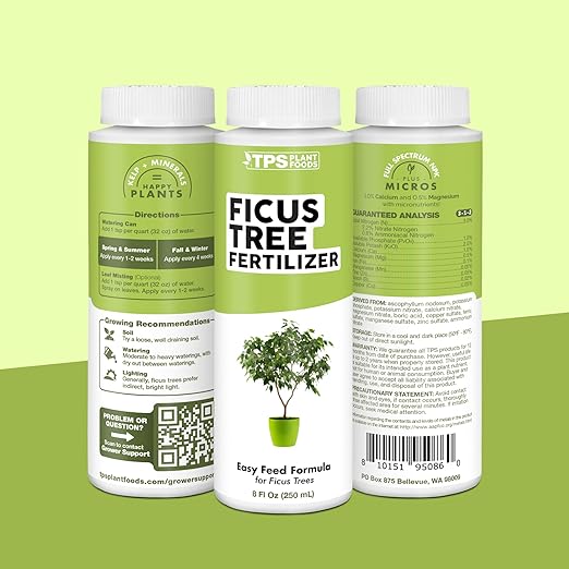 Ficus Tree Fertilizer for All Ficus, Fig and Moraceae Plants, Liquid Plant Food 1 Gallon (128oz)