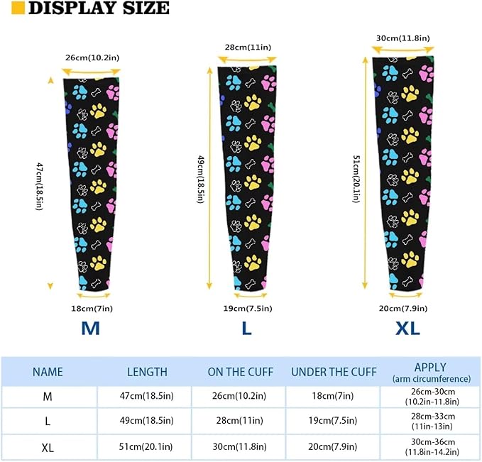 Binienty Unisex Arm Sleeves for Driving, Golf, Cycling, Sports, UV Protector Cooling Arm Sleeves Cover