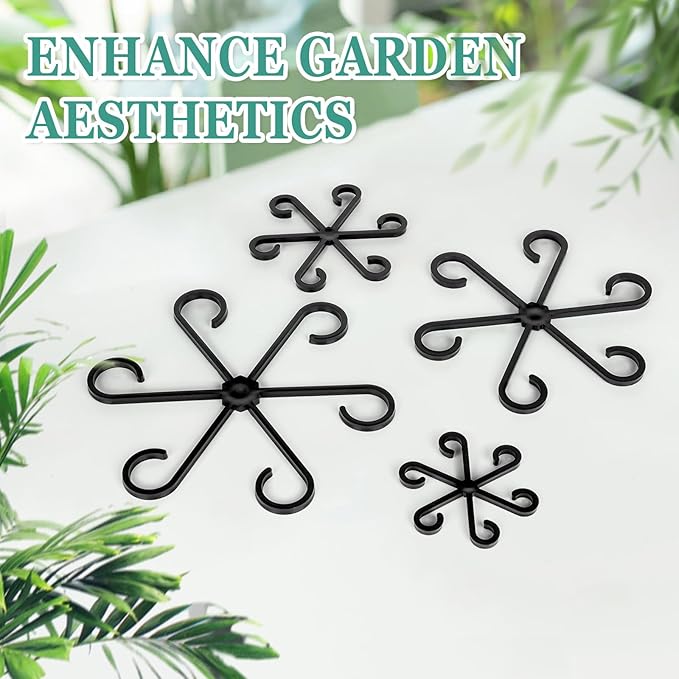 8pcs Plant Stem Support, Plant Support for Indoor Plants, Plastic Reusable Plant Stabilizer, Indoor Plants Accessories