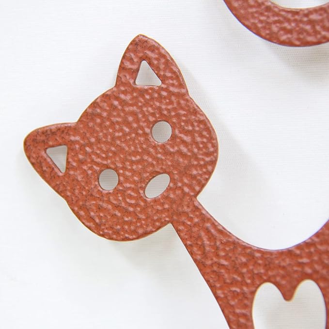 Cat Garden Stake A – Powder-Coated Metal Plant Pick & Cute Decor for Indoor & Outdoor Planters and Gardens