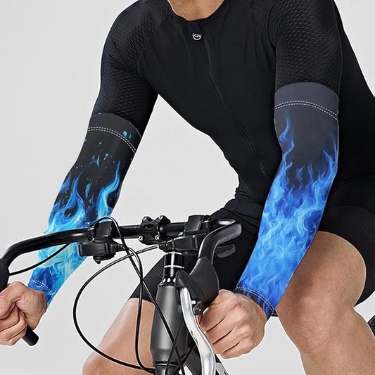 Binienty Unisex Arm Sleeves for Driving, Golf, Cycling, Sports, UV Protector Cooling Arm Sleeves Cover