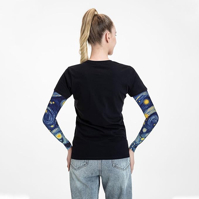 Arm Sleeves Outdoor Garden Sports Cooling Sun Sleeve for Women Men Farm