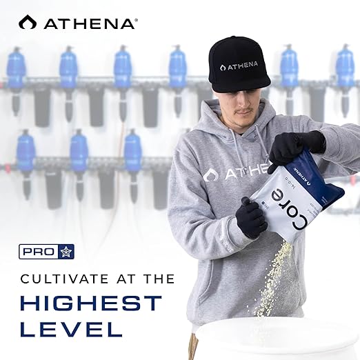Athena Pro Core | Dry Soluble Base Nutrients for All Growth Stages | Plant Food with NPK 14-0-0 | Professional-Grade Fertilizer for Soil & Hydroponics | 10 LB