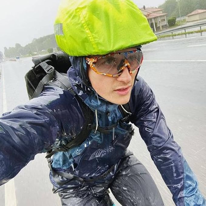 KAPVOE Photochromic Cycling Glasses Men Women Mountain Bike Sunglasses Clear MTB Bicycle Riding - K9408