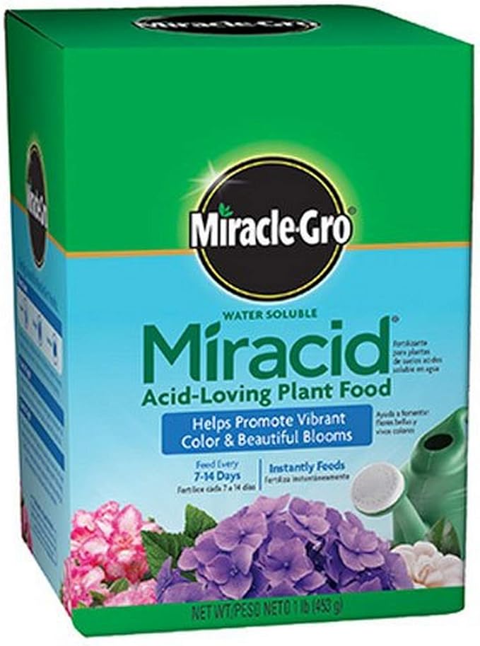 Scotts Company Miracle-Gro 1750011 Water Soluble Miracid Acid-Loving Plant Food, 1-Pound