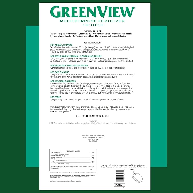 Green View No.40 10-10-10 All Purpose Fertilizer (21-30192)