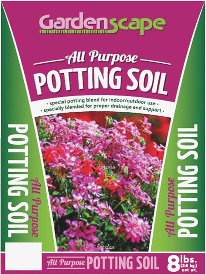 2Charms Gardenscape Spring Potting Soil for All Your Year Round Gardening Needs and Projects (1) 8lb Bag Included for Both Indoor and Outdoor Use. Specially Blended for Proper Drainage and Support!