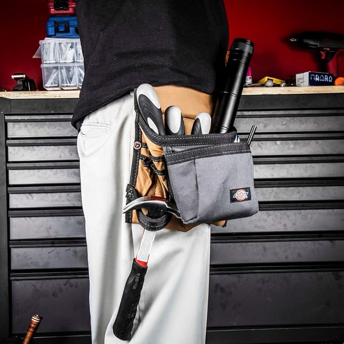 Dickies Work Gear 57021 Grey/Tan 8-Pocket Pouch