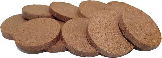 Coco Coir Discs (40mm, 50-Pack) - Organic Coconut Disc for Plants - Seed Starting Discs - Seedling Soil for House Plants, Potting Soil, Indoor Gardens - Organic Coco Coir - Compressed Coconut Pellets