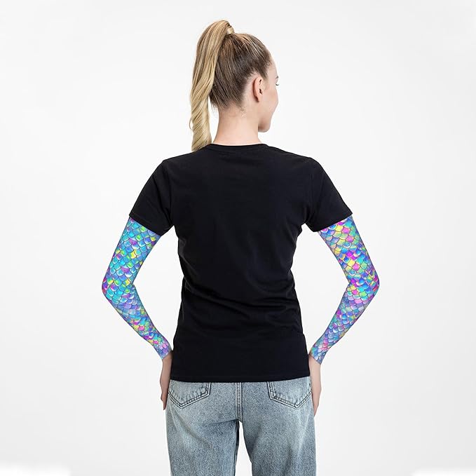 Arm Sleeves Outdoor Garden Sports Cooling Sun Sleeve for Women Men Farm