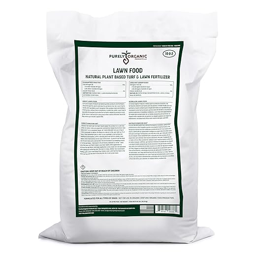 Purely Organic Products Lawn Food 10-0-2, 40 LB (Covers 8,000 Square Feet)