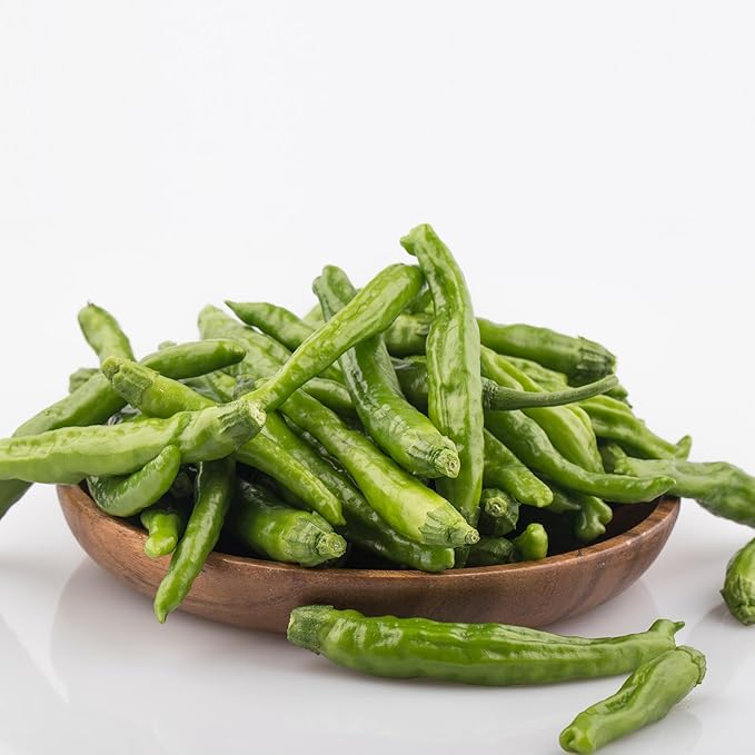 Shishito Pepper 70 Seeds, Japanese Heirloom Peppers, Shishitōgarashi, Non-GMO Japanese Wrinkled Pepper, 꽈리고추