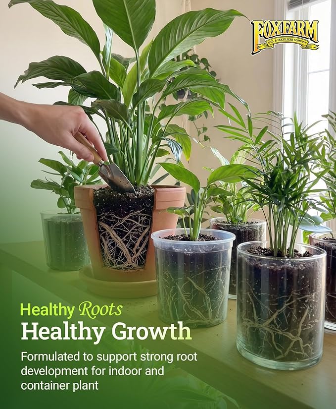 FoxFarm Grow Big Liquid Plant Food - Bloom Fertilizer for Flowers, Fruits, and Vegetables, Perfect for Indoor & Outdoor Potted Plants, NPK 6-4-4 (Quart)