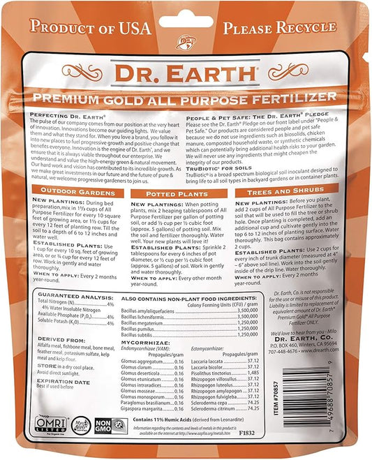 Dr. Earth Organic & Natural MINI Premium Gold All Purpose Fertilizer ( 1 lbs )