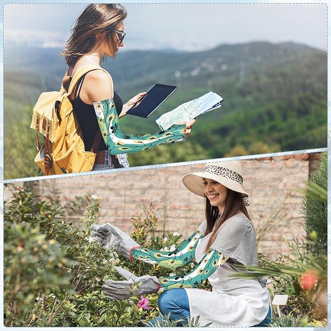 Gardening Sleeves for Women Farm Sun Protection Thorn Proof Cooling Arm Sleeves to Cover Arms for Garden Sports