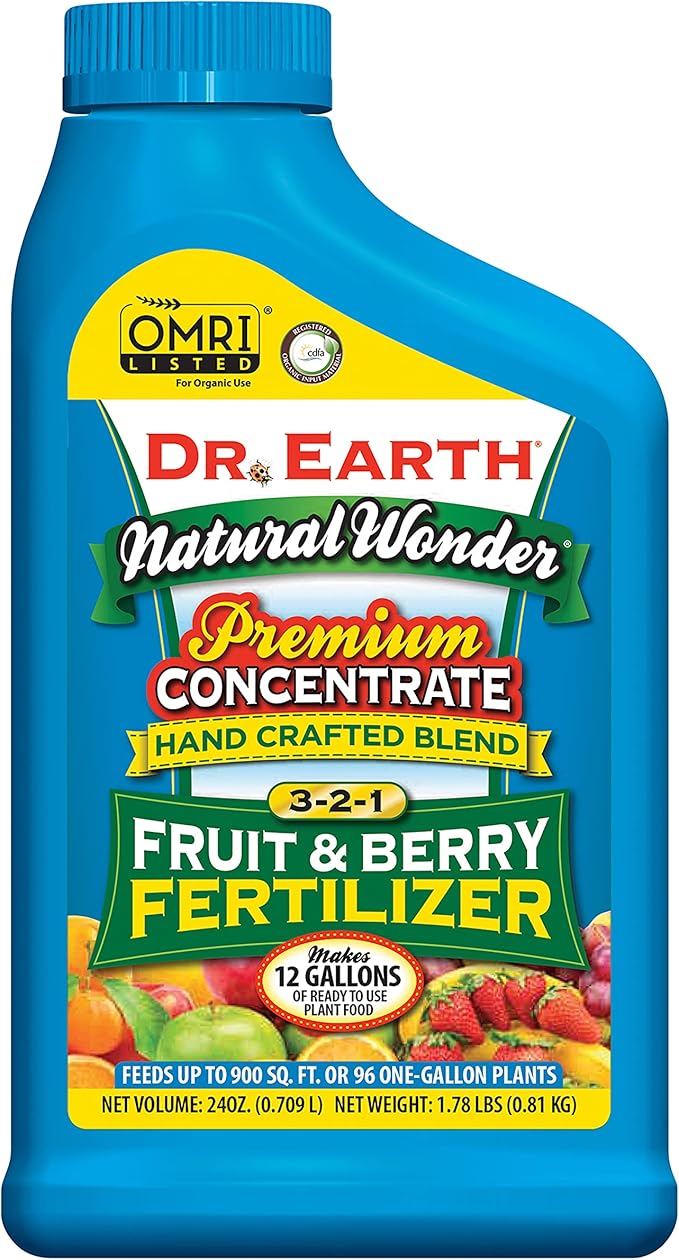 Dr. Earth Natural Wonder Fruit & Berry Fertilizer Concentrate 3-2-1