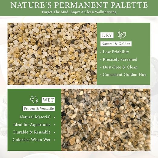 8LB Horticultural Sand for Succulents and Cactus Soil, 3-5mm Natural Coarse Sand for Plants, Multi-Purpose Silica Horticultural Grit for Aquarium, Vase Filler, Fire Pit & Garden Decor