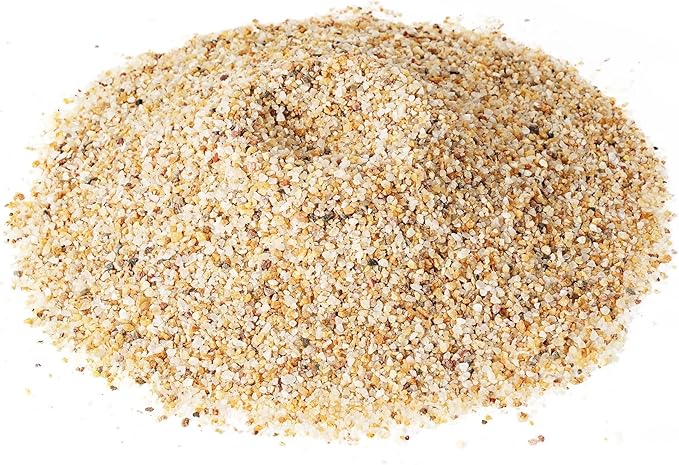 Mr. Fireglass Natural Silica Sand for Fire Pits, Fireplaces, Garden and Landscape Decoration, Fireproof Base Layer Fire Sand Gas Fire Pits Filler Under Lava Rock or Fire Glass (14-20 Mesh,10 Pounds)