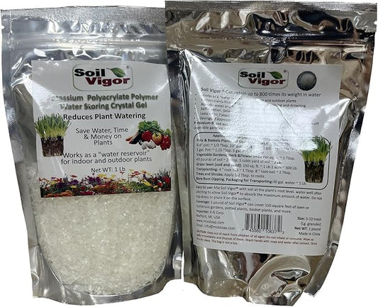 Super Absorbent Polymers Moisture and Fertilizers Keeper for Plants (2 Lb.)