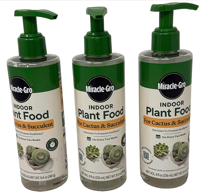 Miracle-GRO Succulent Plant Food, 8 OZ (3 Pack)