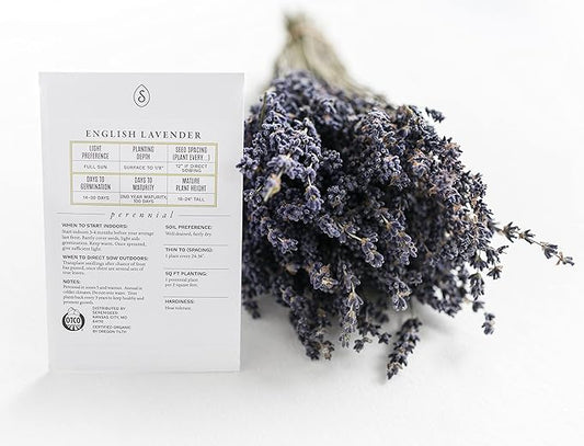 Sereniseed Certified Organic Herb Seeds (20-Pack) – Non GMO, Heirloom – Seed Starting Video