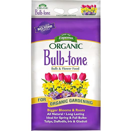 Espoma Organic Bulb-Tone 3-5-3 Natural & Organic Fertilizer and Plant Food for All Spring and Fall Bulbs. 18 lb. Bag. Use for Planting & Feeding to Promote Vibrant Blooms - Pack of 2
