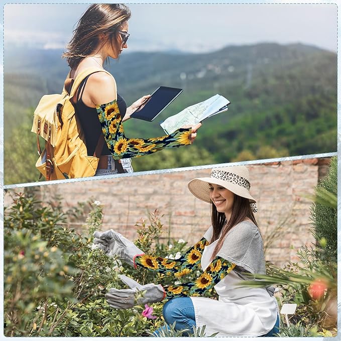 Gardening Sleeves for Women Farm Sun Protection Thorn Proof Cooling Arm Sleeves to Cover Arms for Garden Sports