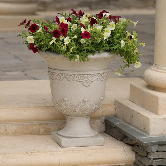Christopher Knight Home Antique Moroccan Urn Planter, 20", White