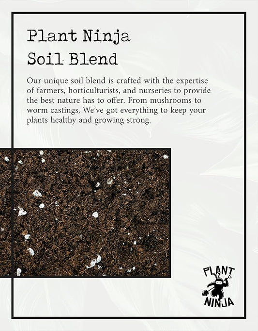 Ultimate Soil Blend, Plant Soil for 6” Pot, Potting Soil for Houseplants, Indoor Plants, and Outdoor Plants, Gardening Supplies, Plant Food, Plant Fertilizer, with Perlite
