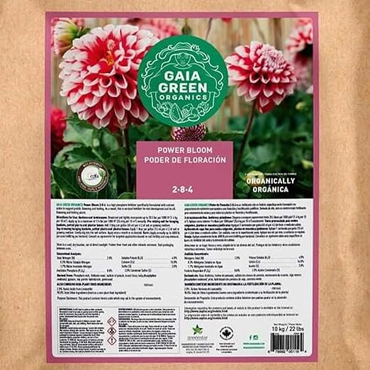 GAIA GREEN Organics 10 Kilogram High Phosphate Power Bloom Plant Food Root Developer Supplement Blend for Prolific Flowering and Fruiting