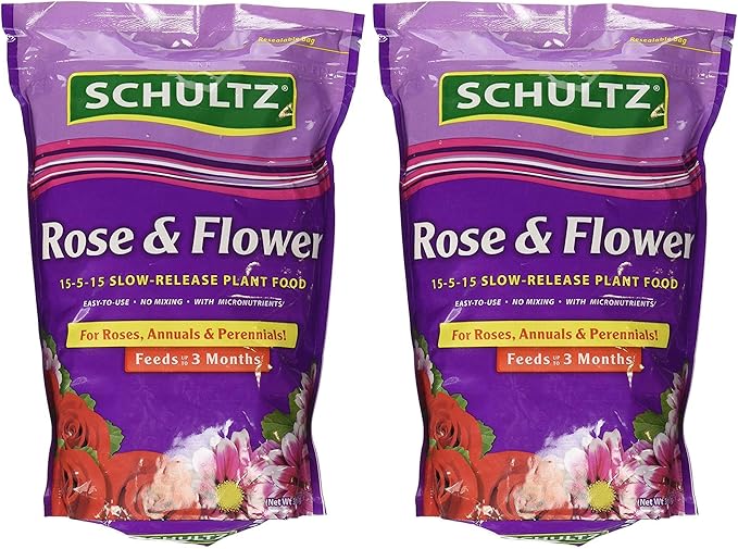 Schultz Spf48410 Rose & Flower Slow-Release Plant Food, 15-5-15, 3.5 Lbs Pack of 2