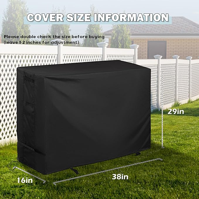 Outdoor Raised Garden Bed Cover for LEETOLLA Elevate 32" Raised Garden Bed, Outdoor Planter Box Stand Cover for Mobile Elevated Wood Planter/Planting Bed-Waterproof All Weather Protection