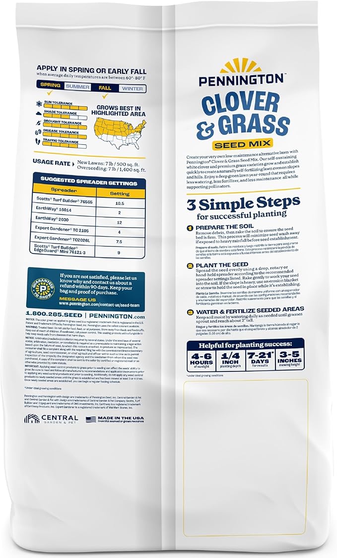 Pennington Smart Seed Clover and Grass Mix 7 lb