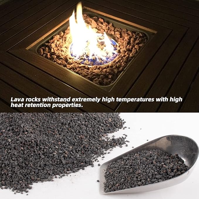 18lb Black Lava Rock for Plant, 1/8-1/4 inch Horticultural Volcanic Rock Soil for Decorative Landscaping Bonsai, Cacti, Succulents Plants Top Dressing for Release Excess Water
