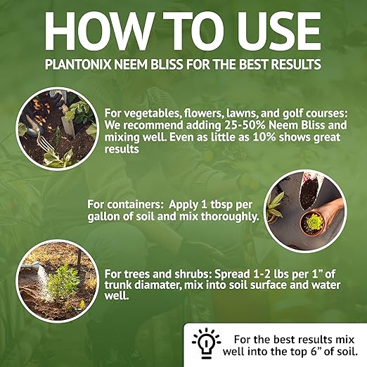 Neem Seed Meal (5lbs) - Organic Neem Cake for Plants - OMRI-Listed Fertilizer for Plants, Vegetables, Lawns, & Gardening - 100% Natural & Renewable Garden Fertilizer Rich in Vitamins and Nutrients