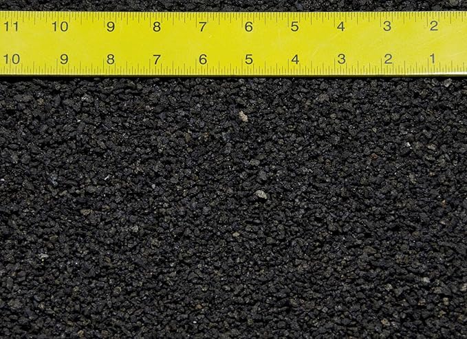 2 Gal. 1/8" Horticultural Black Lava for Top Dressing, Cactus & Succulent, Bonsai Tree Soil Mix, Top Dressing