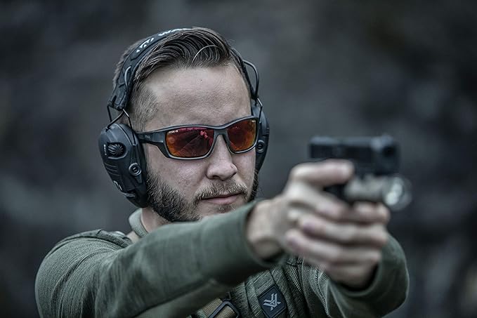 STNGR Alpine Unbreakable Tactical Ballistic Outdoor & Shooting Sunglasses Polarized For Men