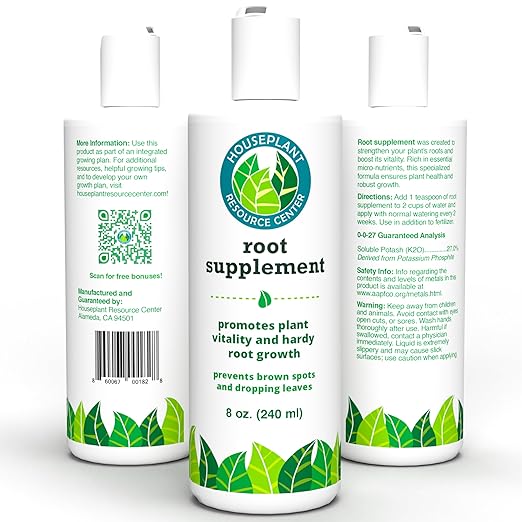 Root Rot Repair for Houseplants – Root Supplement & Recovery Drops for Overwatering or Shock | Heals Roots, Prevents Yellowing, Brown Spots & Dropping Leaves (8 oz)