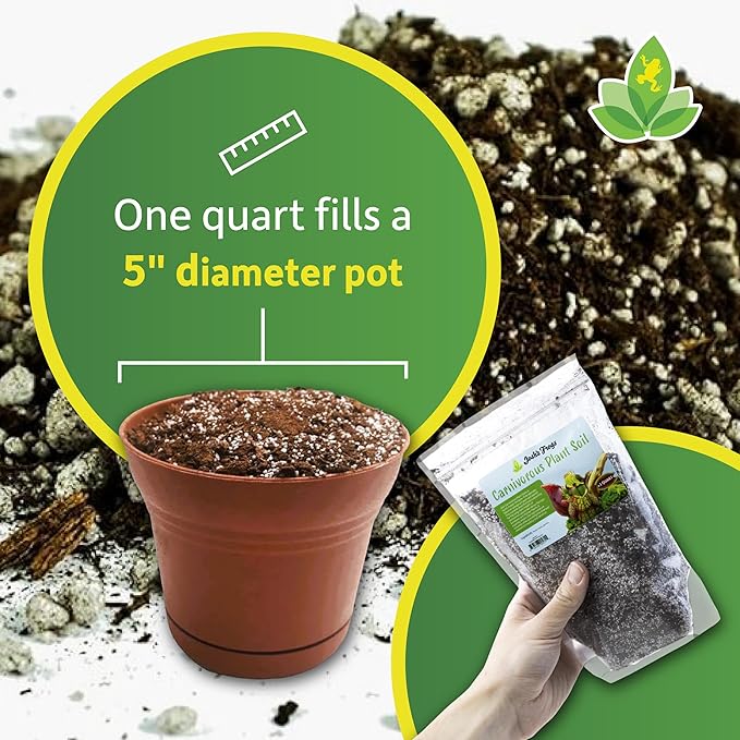 Josh's Frogs Sprig & Stone Carnivorous Plant Soil - Venus Fly Traps/Pitchers/Sundews (4 Quart)