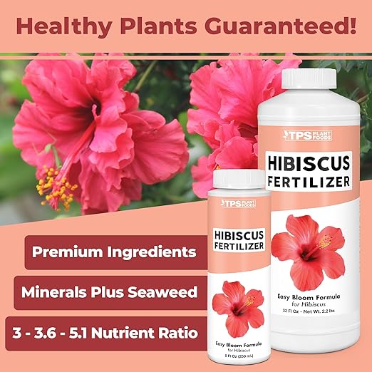 Hibiscus Fertilizer for Tropical and Flowering Plants, Liquid Plant Food, 1 Gallon (128 oz)