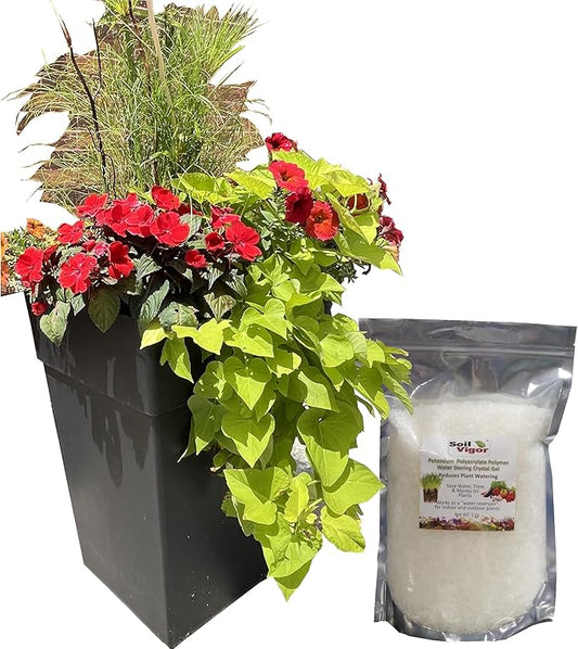 Super Absorbent Polymers Moisture and Fertilizers Keeper for Plants (1 Lb.)