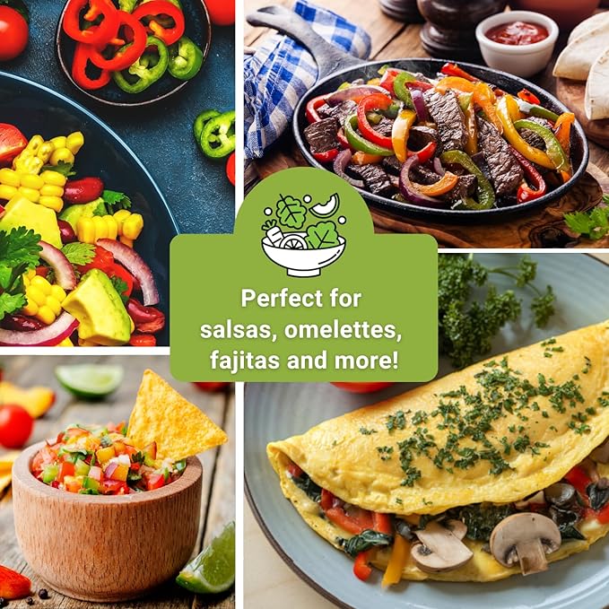 Sow Right Seeds - Hot & Sweet Pepper Seed Collection for Planting - California Wonder, Cubanelle, Marconi Red, Jalapeno, Serrano, Sunbright, Cayenne, Anaheim - Non-GMO Heirloom Peppers to Plant