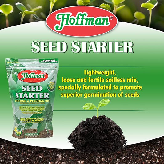 Hoffman 30101 Seed Starter Soil, 4 Quarts,Brown/A