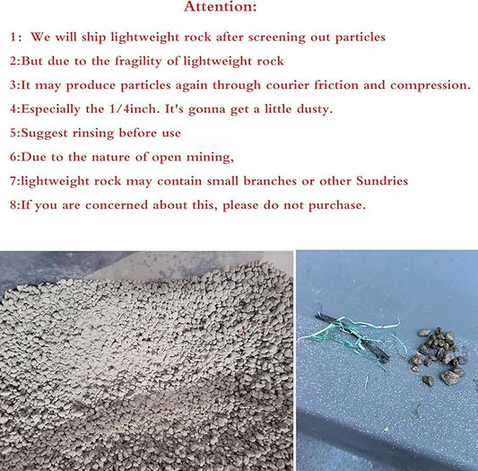 Horticultural Pumice for Plants Professional Sifted (8QT, 1/4 inch)