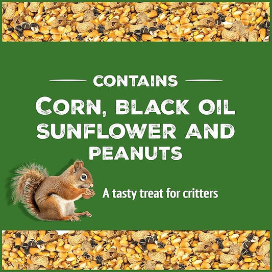 Pennington Pride Squirrel & Critter Blend,with Sunflower Seeds and Peanuts for Squirrels,Helps Keep Critters Away from Bird Feeders,10-lb. Bag,(Pack of 2)