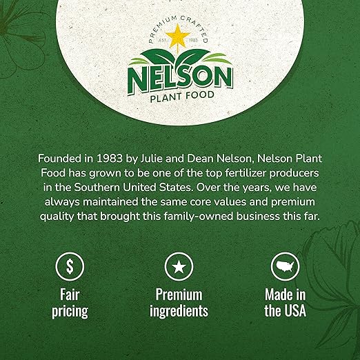 Nelson Plant Food For All Flowering Vines Bougainvillea Trumpet Wisteria Honeysuckles Indoor Outdoor Granular Fertilizer NutriStar 17-7-10 (2 lb)